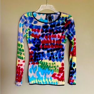 🤩Bisou Bisou- Sheer Shirt- Size XS